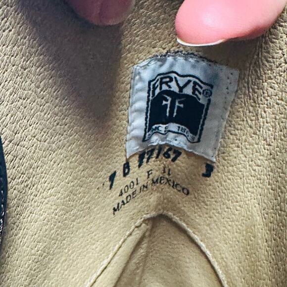 Vintage Frye Melissa Button Cognac Tall Riding Boots size 7 - Picture 5 of 11